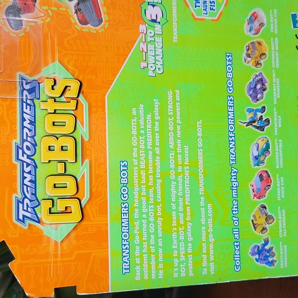 Rare Transformer Go-Bots Silver-Bot Flying Fists launching action Playskool New - Picture 6 of 10